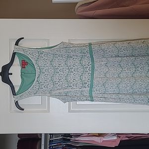 Elle Blue Lace Dress Size 8